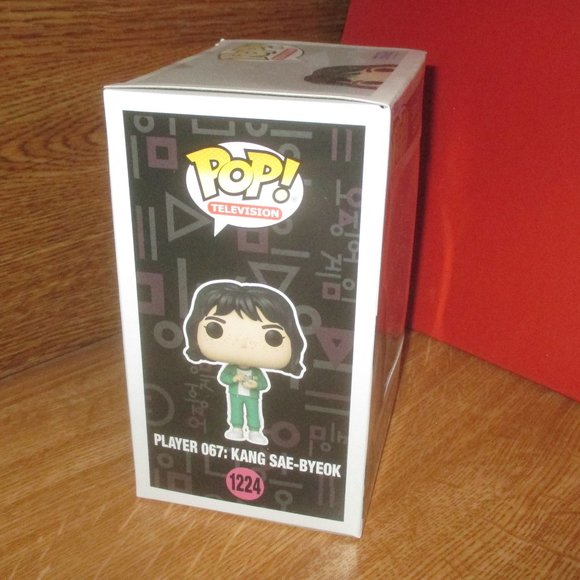 2022 Funko Pop Vinyl Squid Game Player 067: Kang Sae-Byeok #1224 (Unopened) - Picture 2 of 6